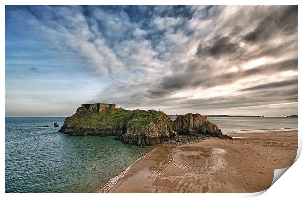 St Catherines Tenby Print by Paul Deverson