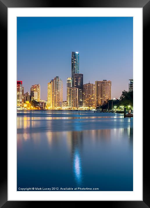 492ft Framed Mounted Print by Mark Lucey