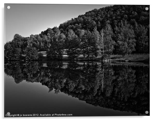 the mirror pond Acrylic by Jo Beerens