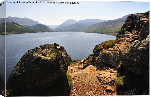 Ennerdale From Anglers Crag Canvas Print by Jason Connolly