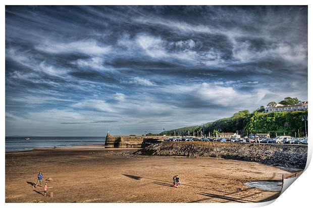 Saundersfoot Harbour Print by Steve Purnell