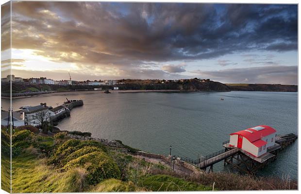 Tenby Old Lifeboat House Canvas Print by Paul Deverson