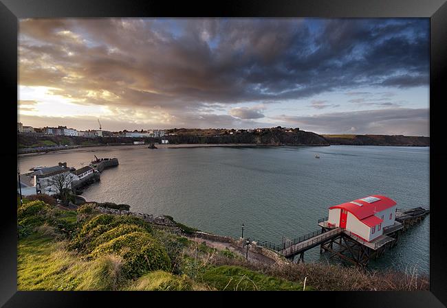Tenby Old Lifeboat House Framed Print by Paul Deverson