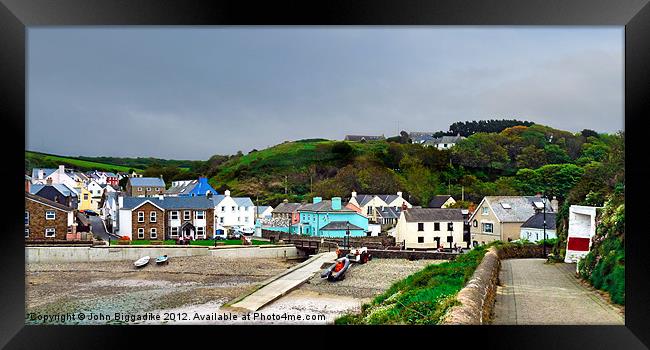 Littlehaven Framed Print by John Biggadike