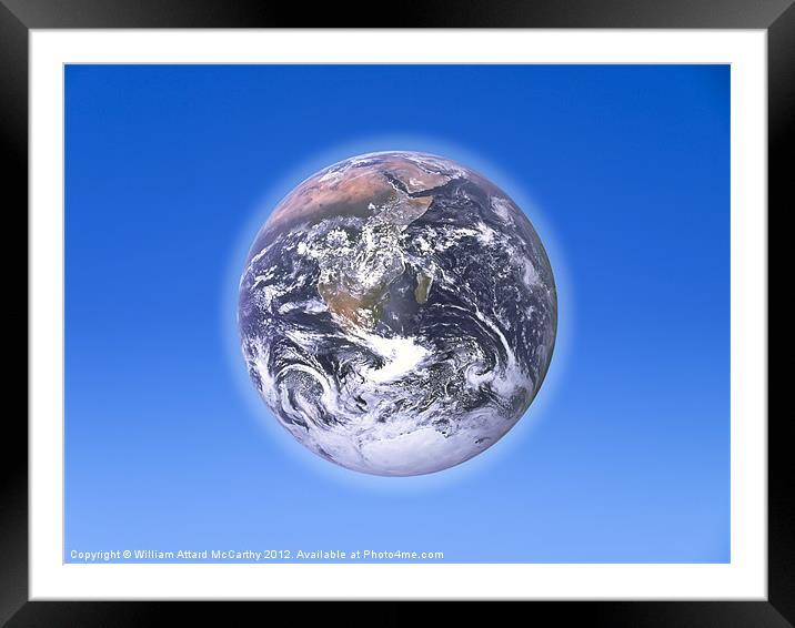 Save the Earth Framed Mounted Print by William AttardMcCarthy