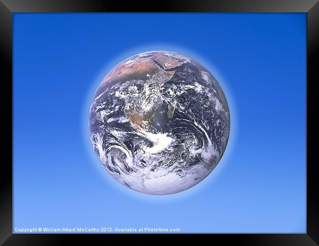 Save the Earth Framed Print by William AttardMcCarthy