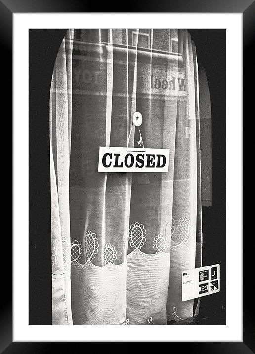 Closed For The Season Framed Mounted Print by Darren Burroughs