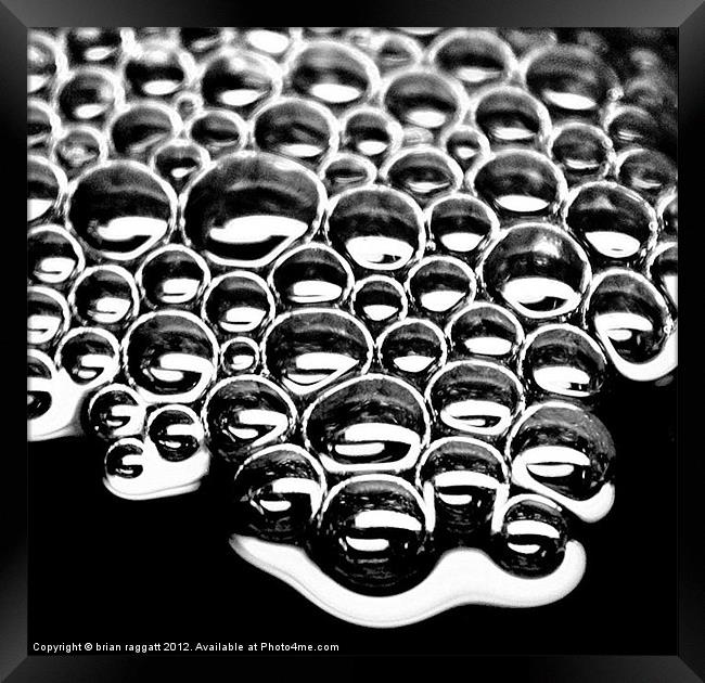 Bubbles Framed Print by Brian  Raggatt