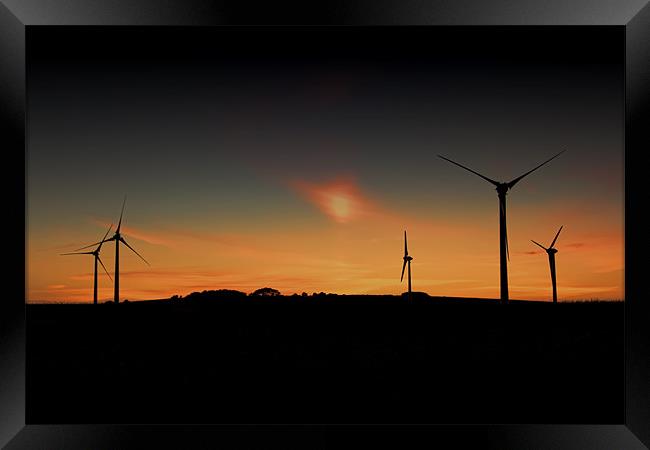 wind farm Framed Print by Northeast Images