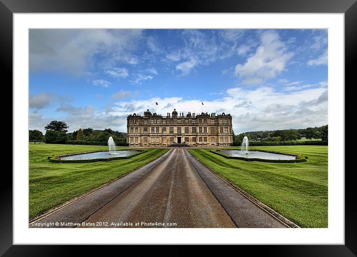 Longleat House Framed Mounted Print by Matthew Bates