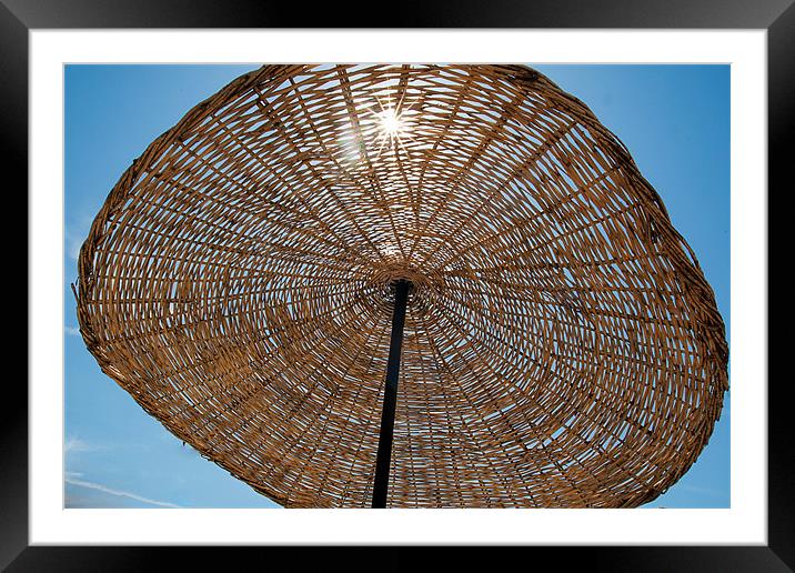 A Sunny day on the beach Framed Mounted Print by Dave Frost