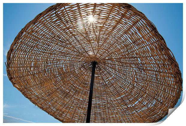 A Sunny day on the beach Print by Dave Frost