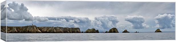 Pointe de Rostudel panorama Canvas Print by Gary Eason