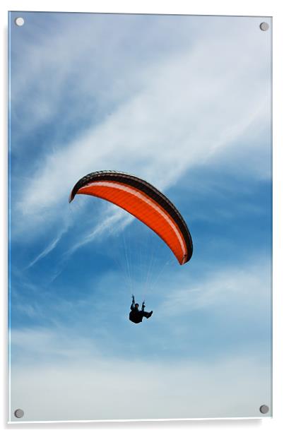 Para gliding in Hampshire Acrylic by Ian Jones