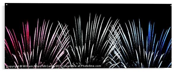Fireworks Acrylic by William AttardMcCarthy