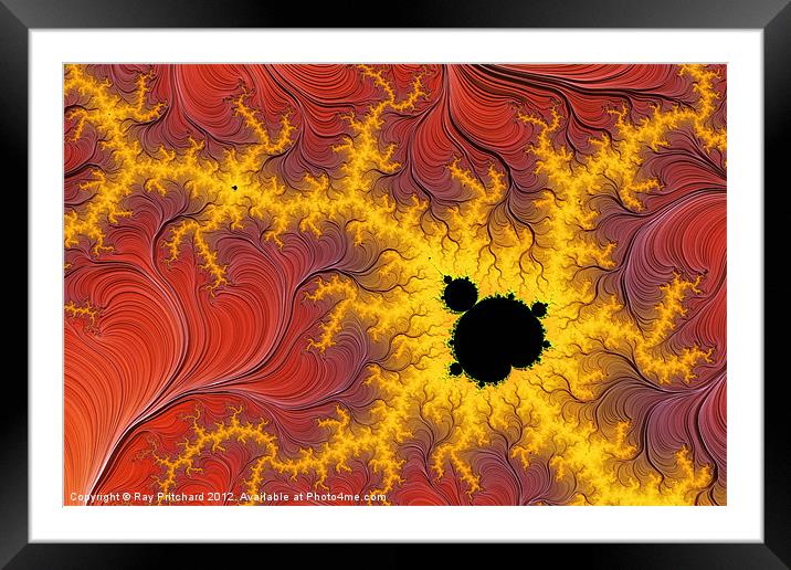 3d Thread Fractal Framed Mounted Print by Ray Pritchard