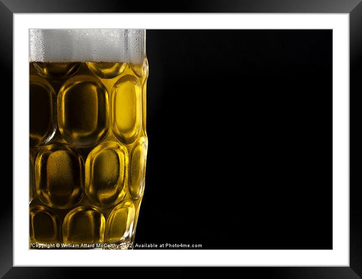 Beer Framed Mounted Print by William AttardMcCarthy