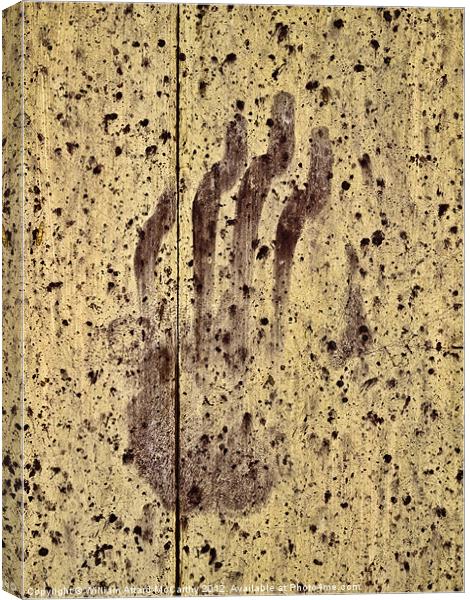 Handprint Canvas Print by William AttardMcCarthy