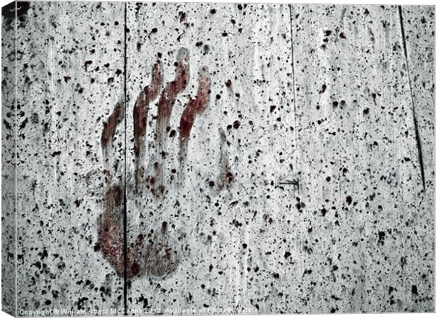 Handprint Canvas Print by William AttardMcCarthy