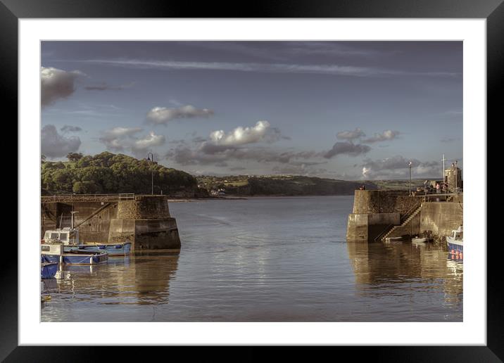 The Harbour Entrance Framed Mounted Print by Steve Purnell