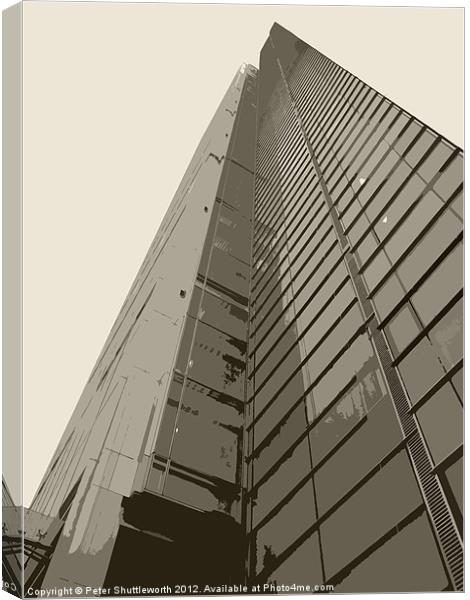 High Rise Canvas Print by Peter Shuttleworth