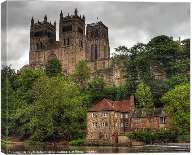 HDR Durham Cathedral Canvas Print by Ray Pritchard