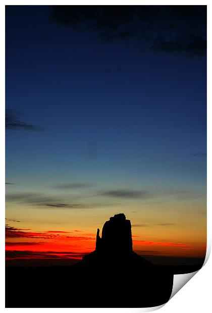 Monumental sunrise Print by Thomas Schaeffer