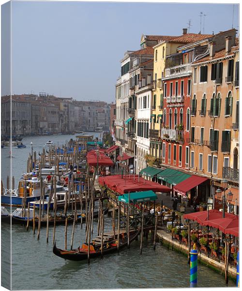 The Grand Canal Venice Canvas Print by David Worthington
