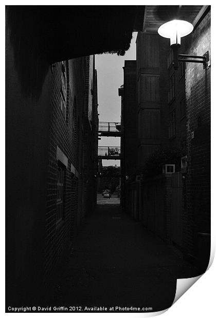 London Alley Print by David Griffin