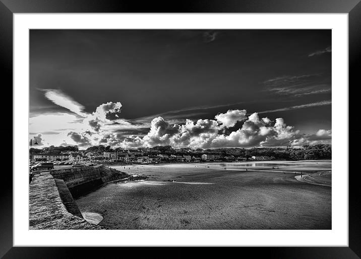 Saundersfoot Seascapes Framed Mounted Print by Steve Purnell