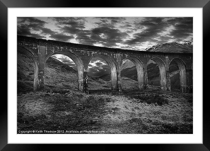 Glenfinnan Viaduct Framed Mounted Print by Keith Thorburn EFIAP/b