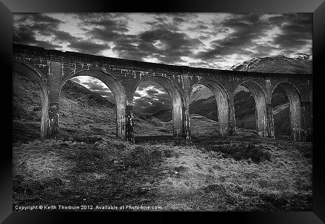 Glenfinnan Viaduct Framed Print by Keith Thorburn EFIAP/b