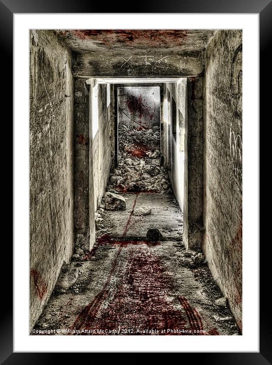 Doorway to Hell Framed Mounted Print by William AttardMcCarthy