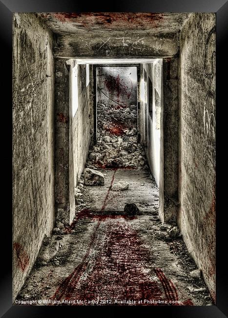 Doorway to Hell Framed Print by William AttardMcCarthy