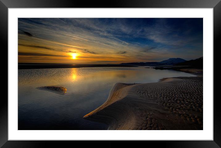 Beach Sunset Framed Mounted Print by Jason Carter