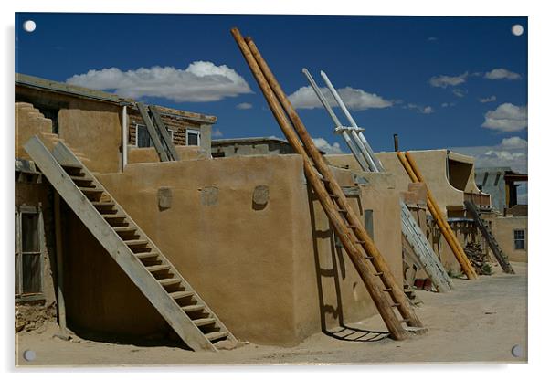 Pueblo Acrylic by Thomas Schaeffer