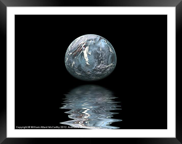 Surreal Planet Framed Mounted Print by William AttardMcCarthy