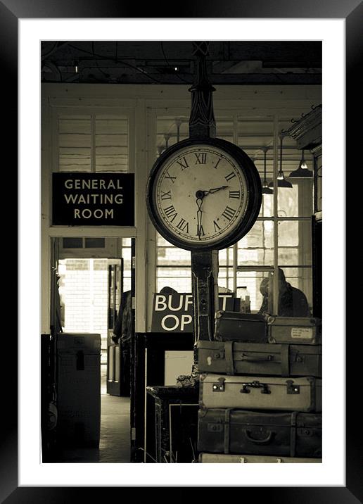 Old Train Station Framed Mounted Print by Chris Walker
