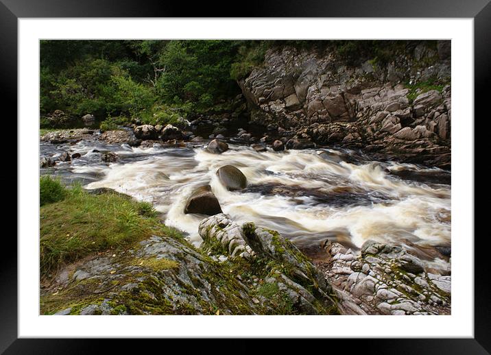 Scotland River Framed Mounted Print by Rachael  Timms