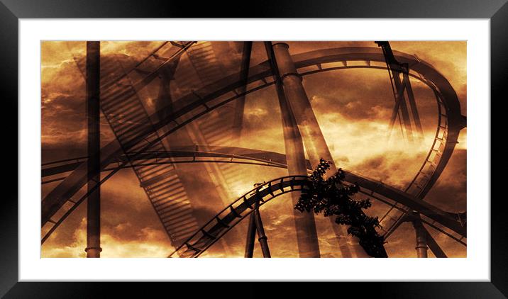 the sky's the limit... Framed Mounted Print by Heather Newton