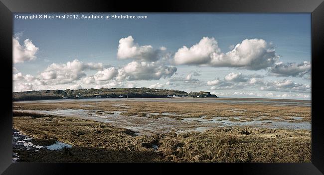 Red Wharf Bay Framed Print by Nick Hirst