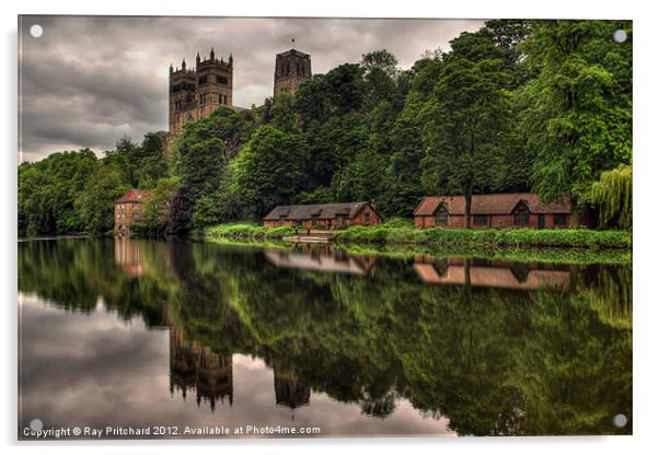 Durham Cathedral Acrylic by Ray Pritchard