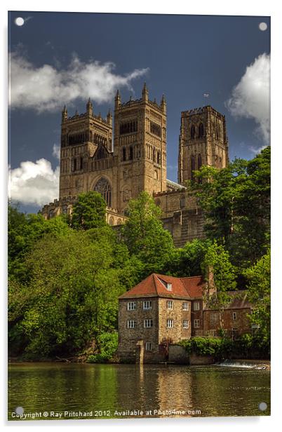 Durham Cathedral Acrylic by Ray Pritchard