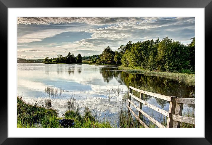 Knapps Loch Framed Mounted Print by Sam Smith