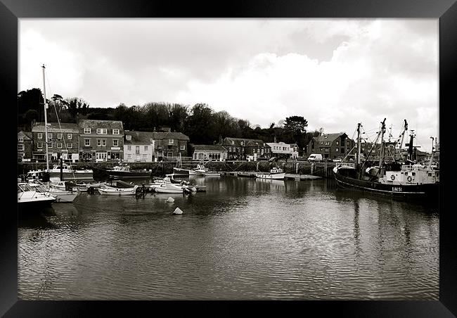 Padstow Harbour Framed Print by barnabas whiting