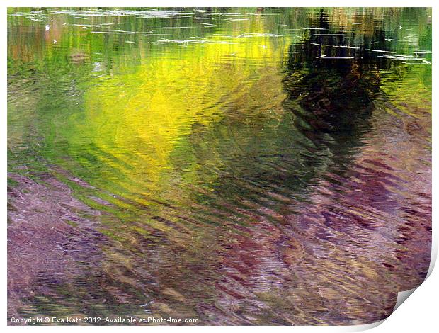 Water colours Print by Eva Kato