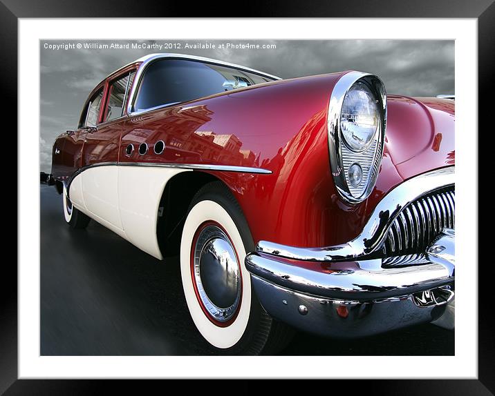 Buick Framed Mounted Print by William AttardMcCarthy