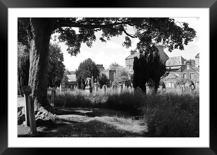 Greyfriars Burial Ground, Perth Framed Mounted Print by Suzanne Baxter