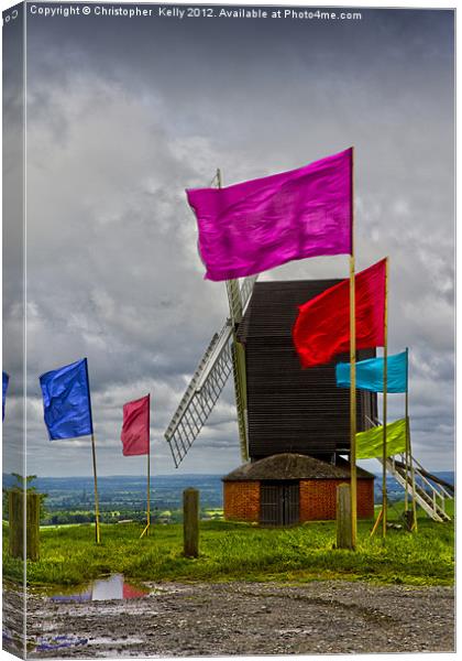 The Jubillee Windmill Canvas Print by Christopher Kelly