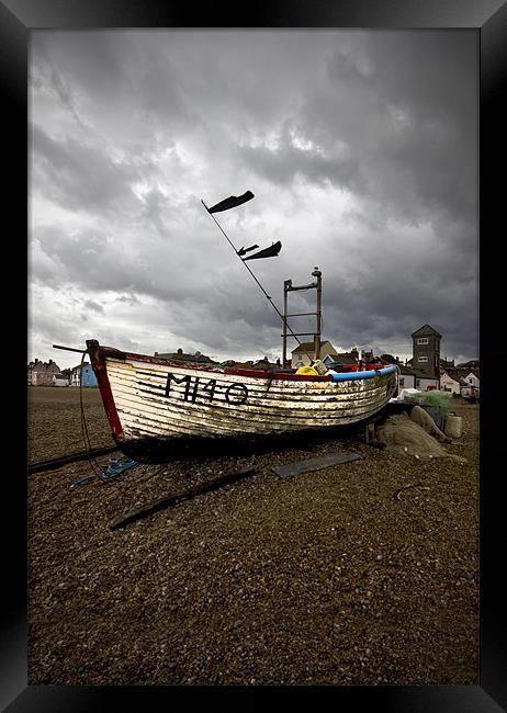 Aldeburgh Fishing Boats Framed Print by Darren Burroughs